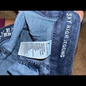 Size 2, American Eagle Sky High jegging